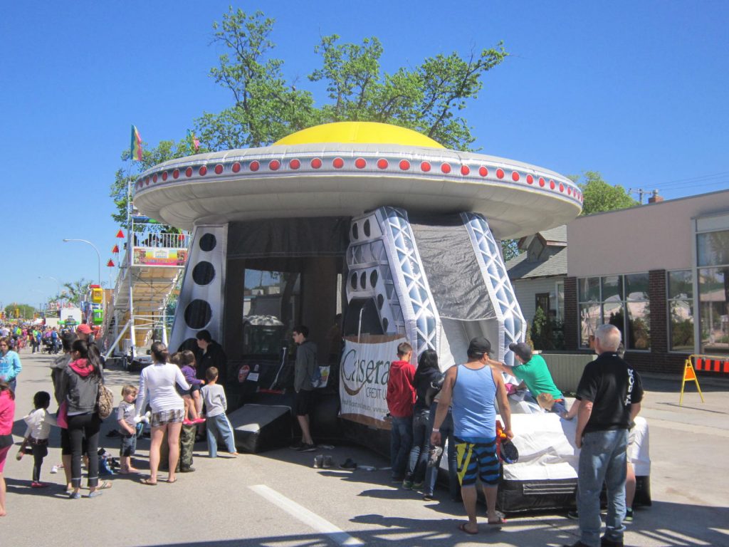 UFO inflatable rental for winnipeg festival